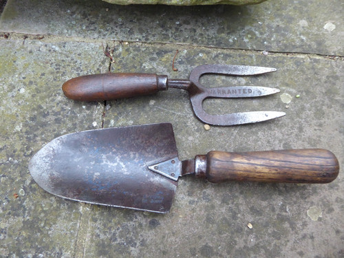 Vintage garden hand - hand, and