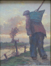 Sassenbrouck. 20th C Oil On