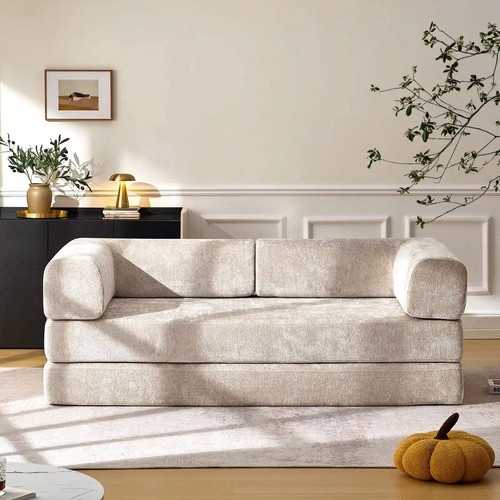 Hugo khaki convertible sofa - hugo,