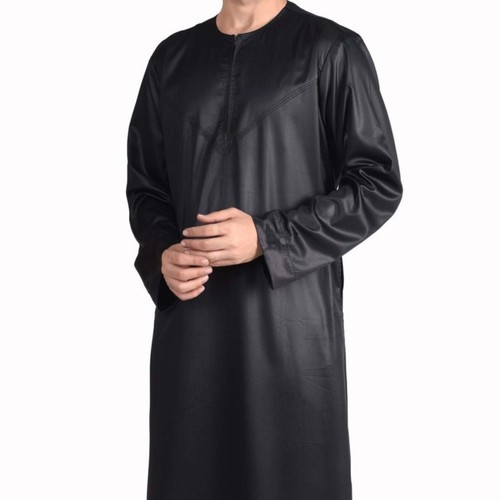 Men black omani thobe - men’s,