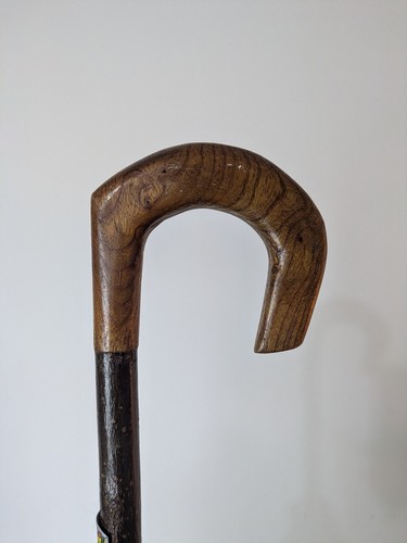 Vintage shepherds crook wooden - vintage,