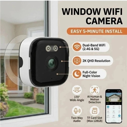 Window security camera wifi - security,
