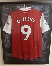Arsenal Jesus Match Worn Vs Newcastle, shirt with box and coa from the club. 