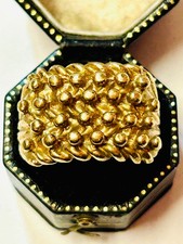 "Large 9ct Yellow Gold 4-Row