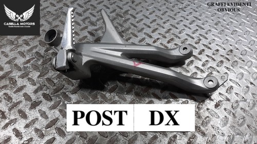 Right rear footrest - rear, honda