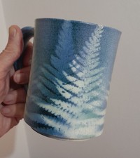 Studio pottery hand thrown mug