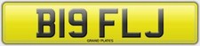 BIG REG B19 FLJ NUMBER PLATE INITIALS REGISTRATION ASSIGNED FREE NO FEES RARE FJ