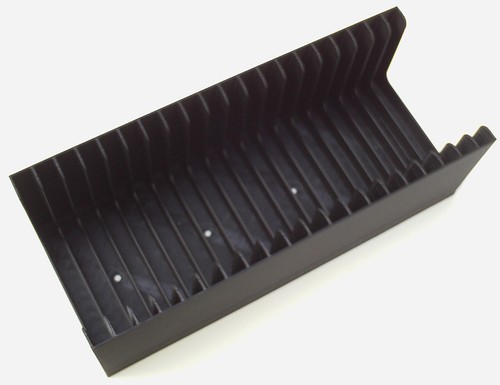 Black minidisc tray holds 20 - black, (holds