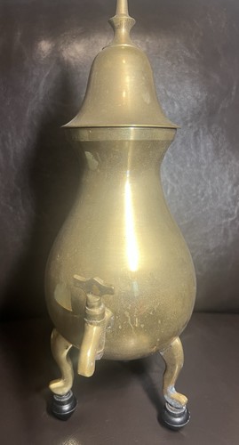 Antique brass samovar - antique,