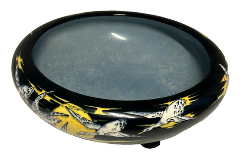 Antique solian ware round dish - ware,