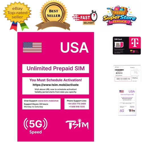 Day mobile sim - 7-day, t-mobile