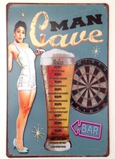 METAL WALL SIGN TIN PLAQUE