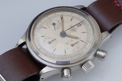 1960s heuer valjoux - 1960s, step