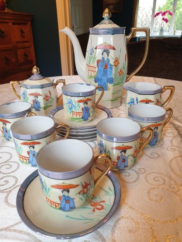 Antique japanese bone china - bone,