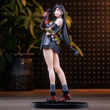 FF7 Tifa Figure Woman Fighter Anime Statue Figure Ornaments