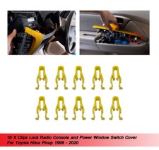 10 X Clips Lock Radio Console