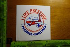 Old Sticker Aircraft Airport Airline Airport NORD-MICRO Pressure