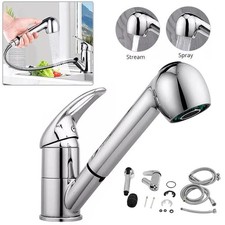 Chrome Combi Mixer Tap&Pull