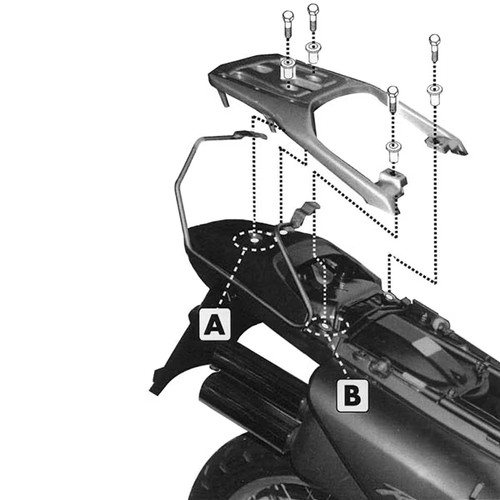 Givi soft luggage support - givi,