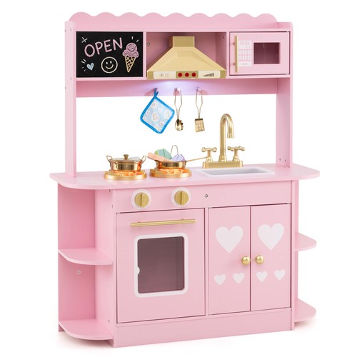 Wooden play kitchen for kids - for,