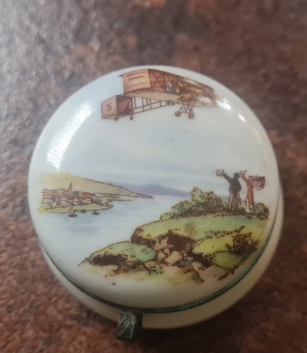 Antique bilston enamel patch - antique,