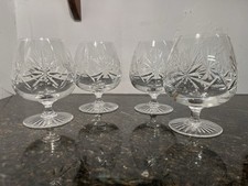 Set of 4 Edinburgh Crystal