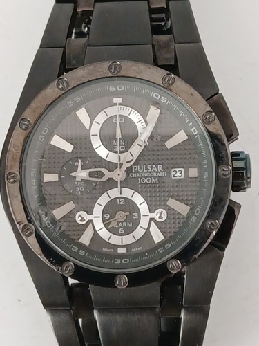 Pulsar mens chronograph alarm - mens,