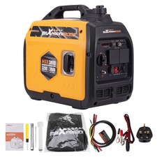 Inverter Generator Petrol 3500W Suitcase For Storm Flood RV Home Backup Power