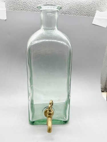 Vintage glass drinks - glass, dispenser