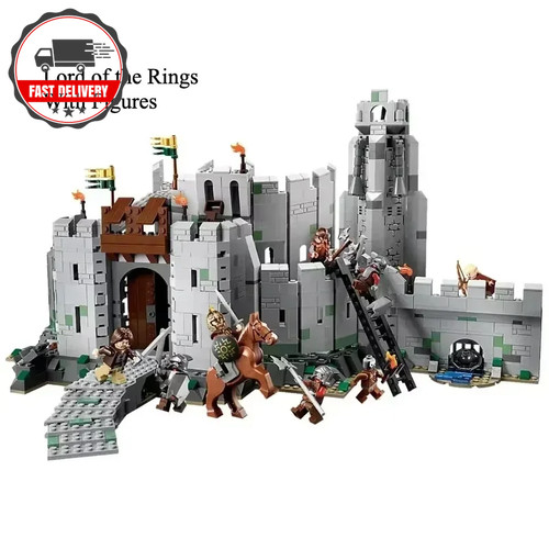 New 1368pcs helm deep - helm's, battle