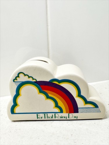 Vintage 70s ceramic moneybox - 70s,