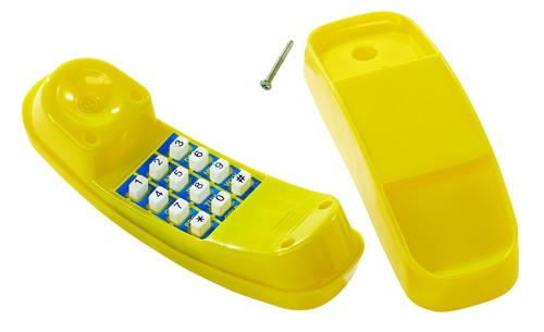 Plastic telephone with sounds - telephone,