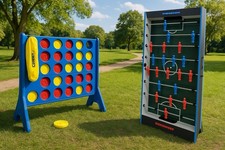 Giant Connect 4 & Football Table Game Deal Combo Family Fun