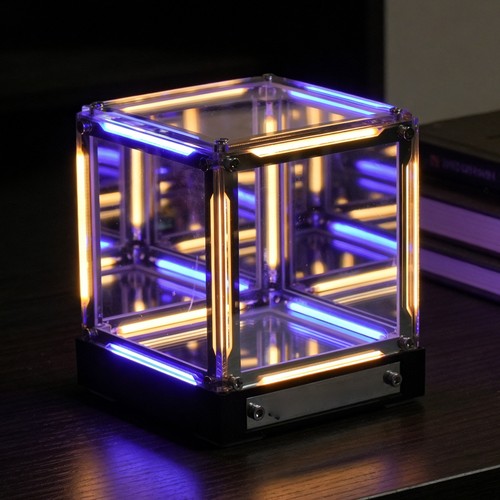 Infinity cube mirror led - mirror,