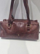 The Bridge Brown Leather Top