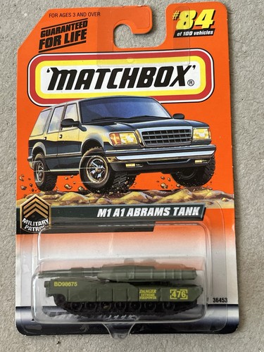 Matchbox abrams tank no - m1, a1