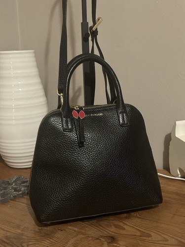 Lulu guinness black - black, pebbled