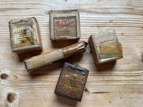 Vintage packets condensers - vintage, of
