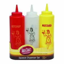3 Retro Set Plastic Squeeze