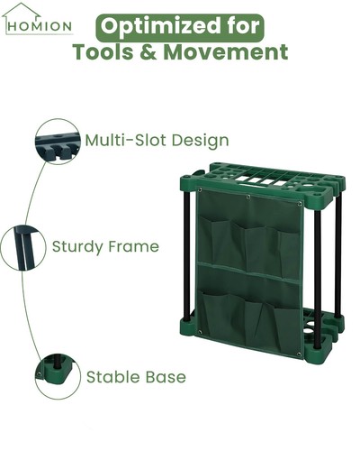 Garden tool organizer rack - garden,