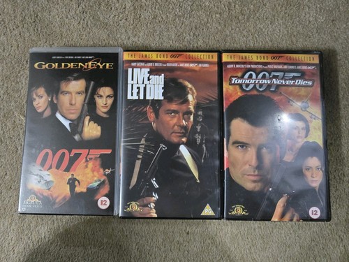 James bond vhs bundle live - bond,