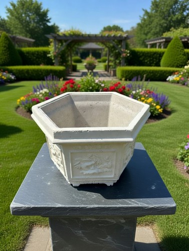 Timeless hexagonal concrete - hexagonal,