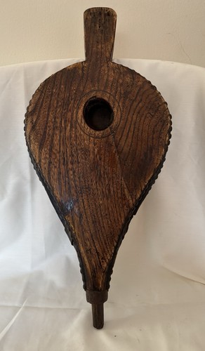 Antique fireplace bellows - antique,