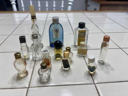 Vintage lot perfume bottles - 14,