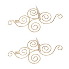 ›2 Sets Wall Candle Holder