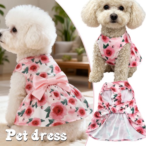 Cute floral print dog - cute,
