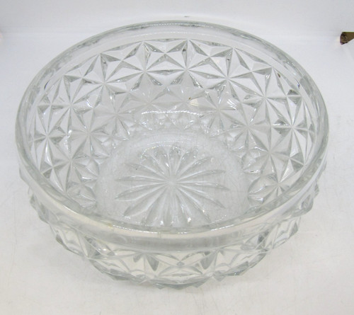 Vintage clear cut glass - cut, fruit
