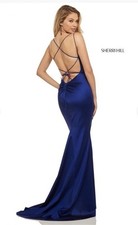 Sherri Hill #52613 satin gown
