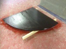 Italian  Riven Slate Quadrant Corner Hearth For A Solid Fuel Fire