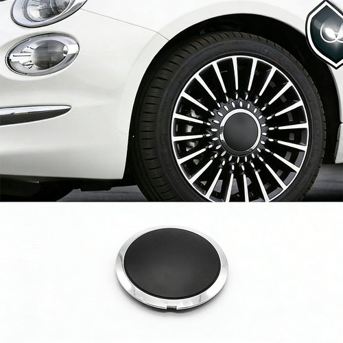 Silver black for fiat 500 - black,